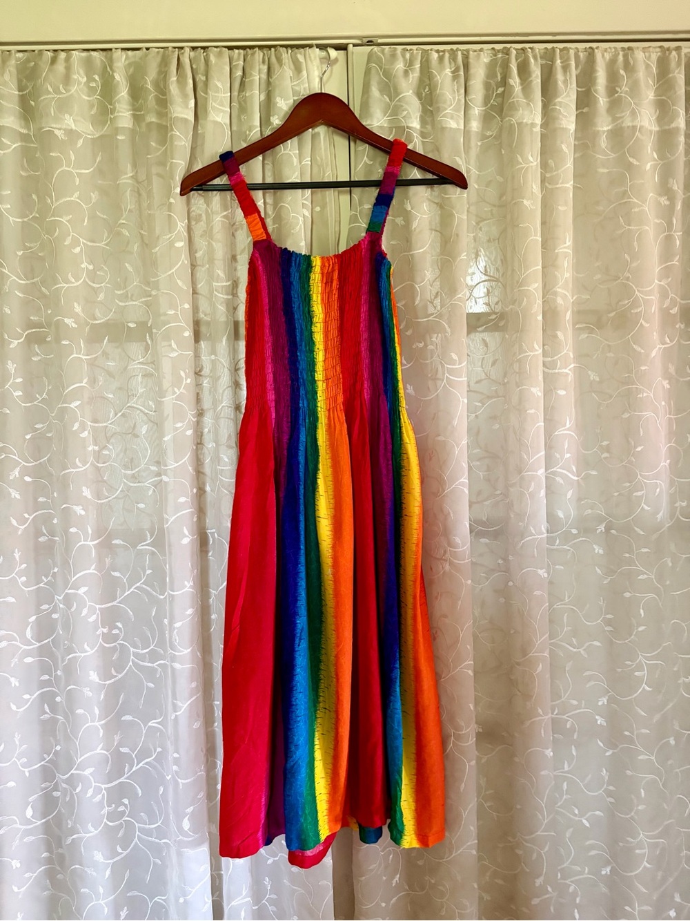 Rainbow Halloween Midi Dress